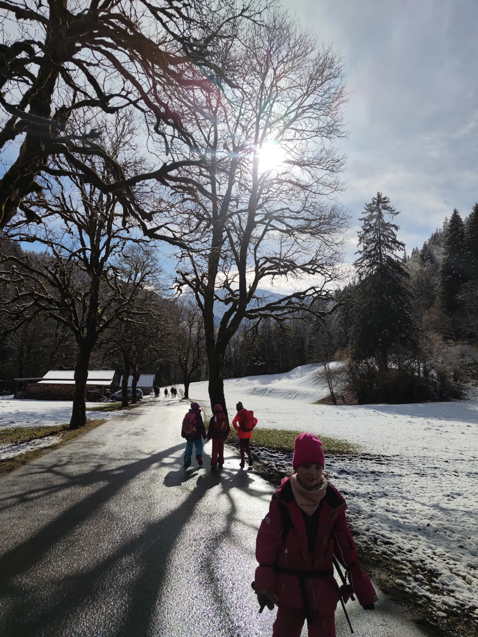 Auf dem Weg zur Partnachklamm | © Anna Schlappinger