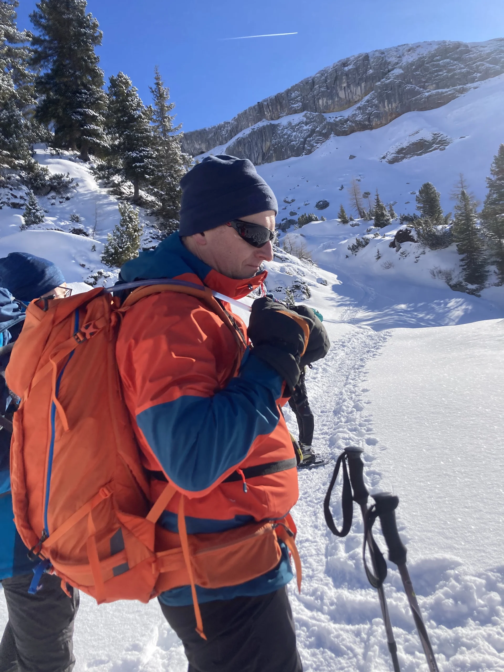 Jugendliche der Alpenvereinssektion Dingolfing absolvieren Klettersteig-Schulung im Rofan-Gebirge | © Kiermeier Christian