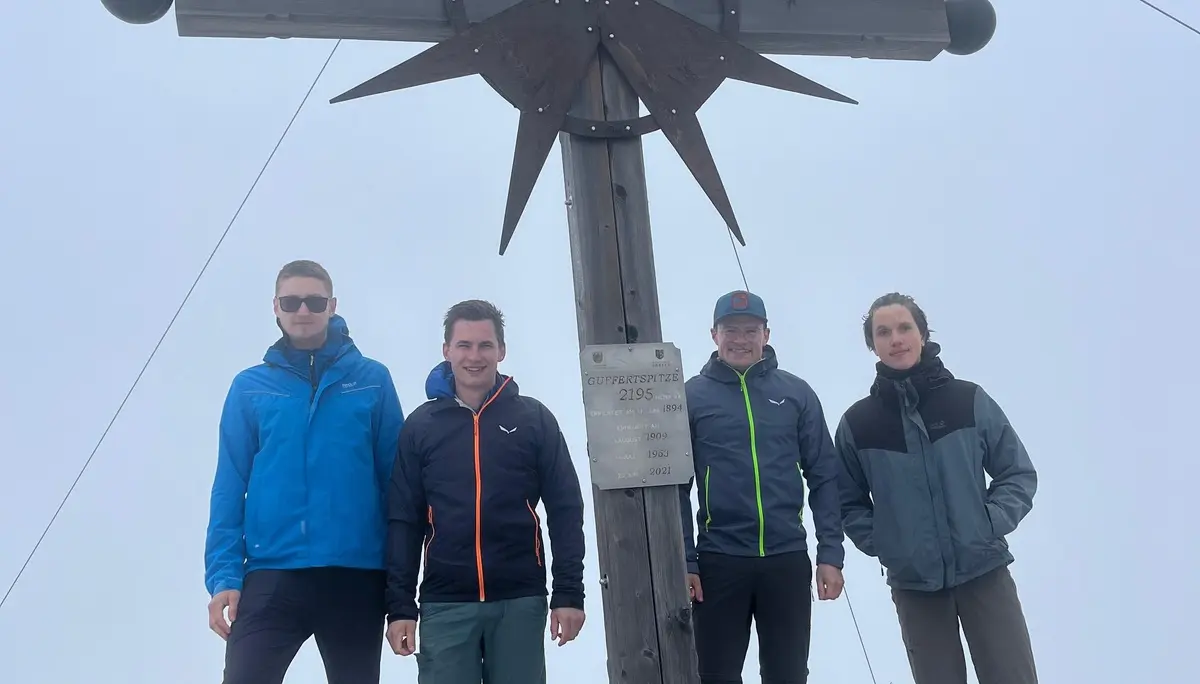 JDAV Dingolfing auf der Guffertspitze | © Parringer Christoph