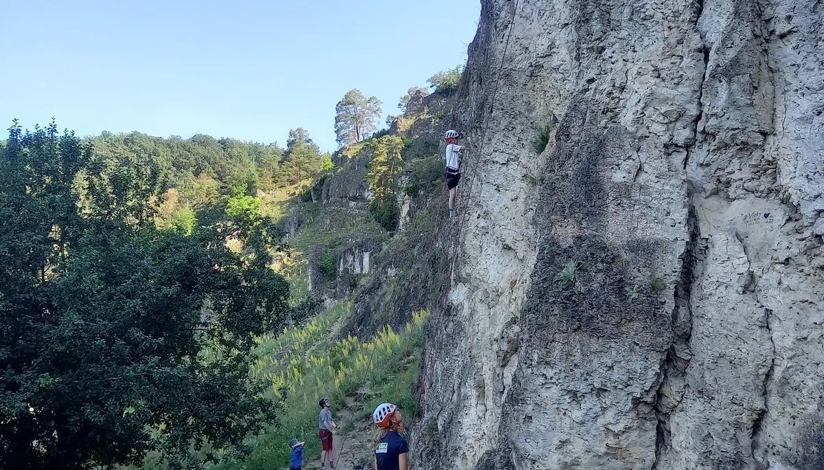 Klettern an der Labertalwand | © Neugebauer Martin