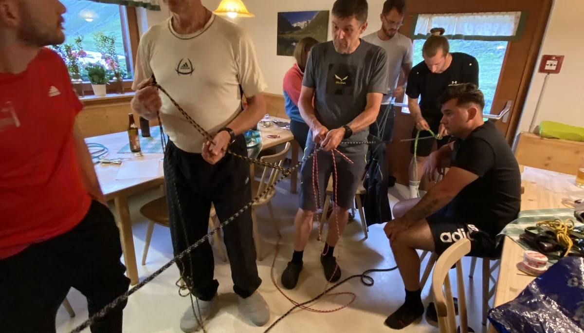 Fixseil, Höllenrachen, Abstieg | © Ernst Konrad