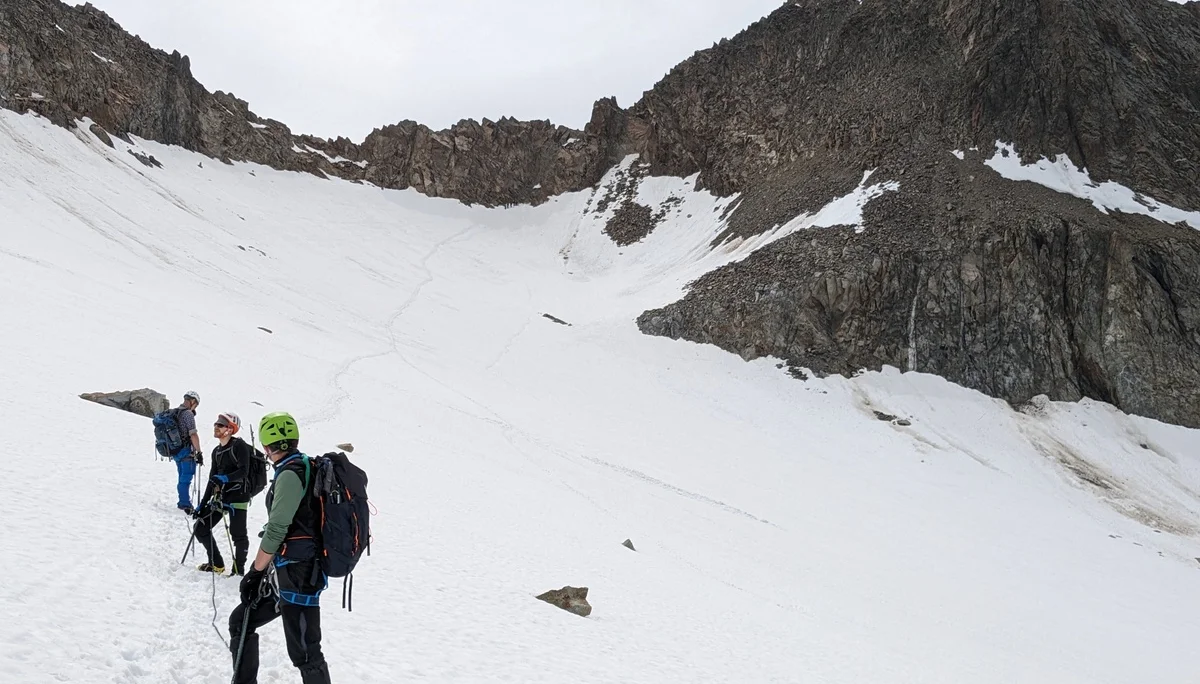 Steigeisen gehen, Anseilen am Gletscher, Innere Sommerwand | © Ernst Konrad