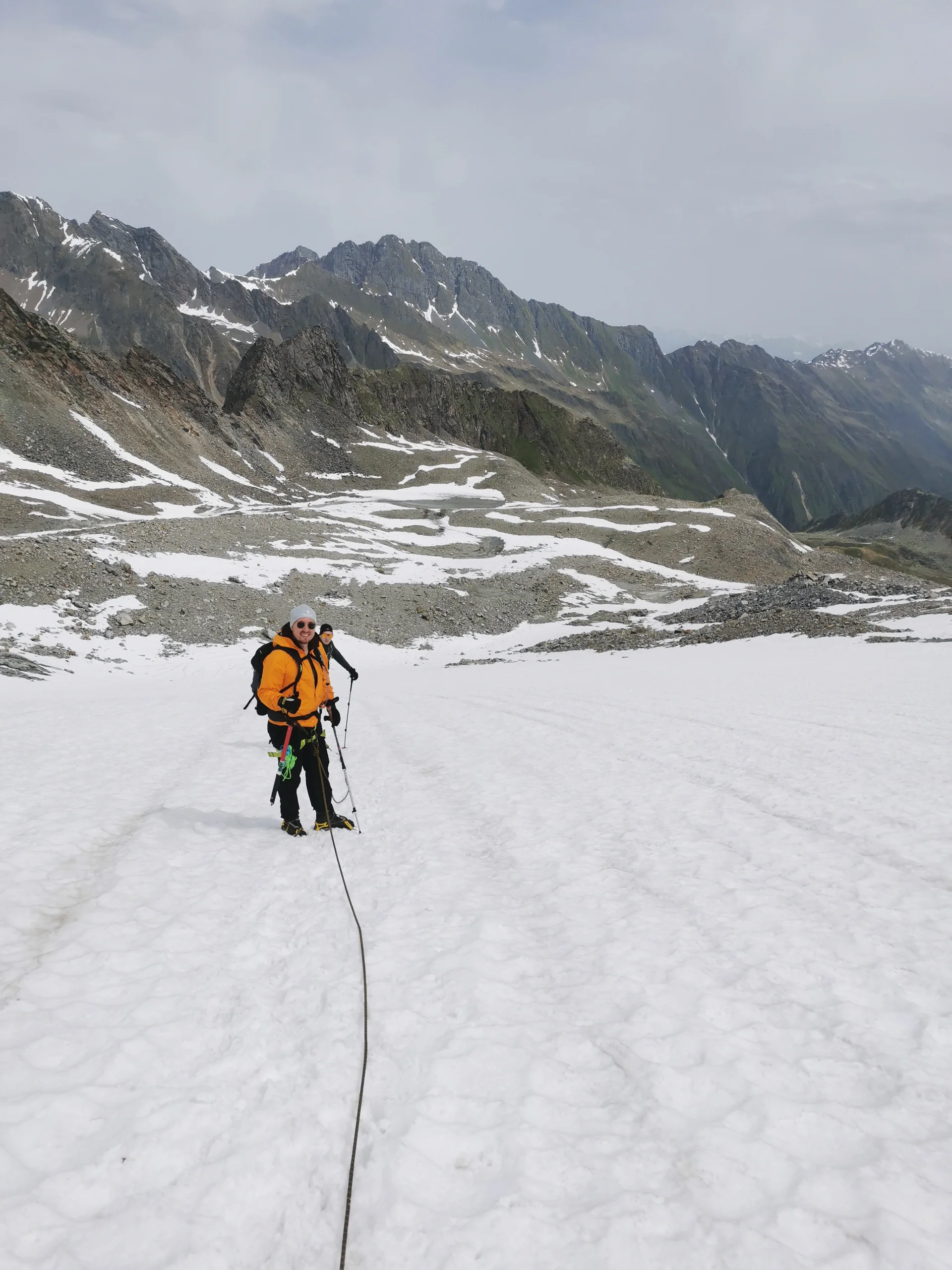 Steigeisen gehen, Anseilen am Gletscher, Innere Sommerwand | © Ernst Konrad
