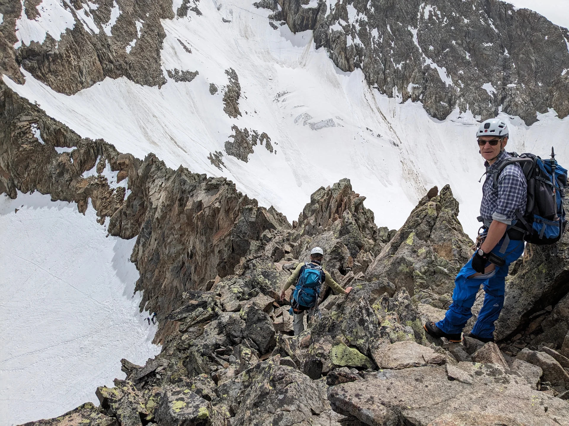 Steigeisen gehen, Anseilen am Gletscher, Innere Sommerwand | © Ernst Konrad