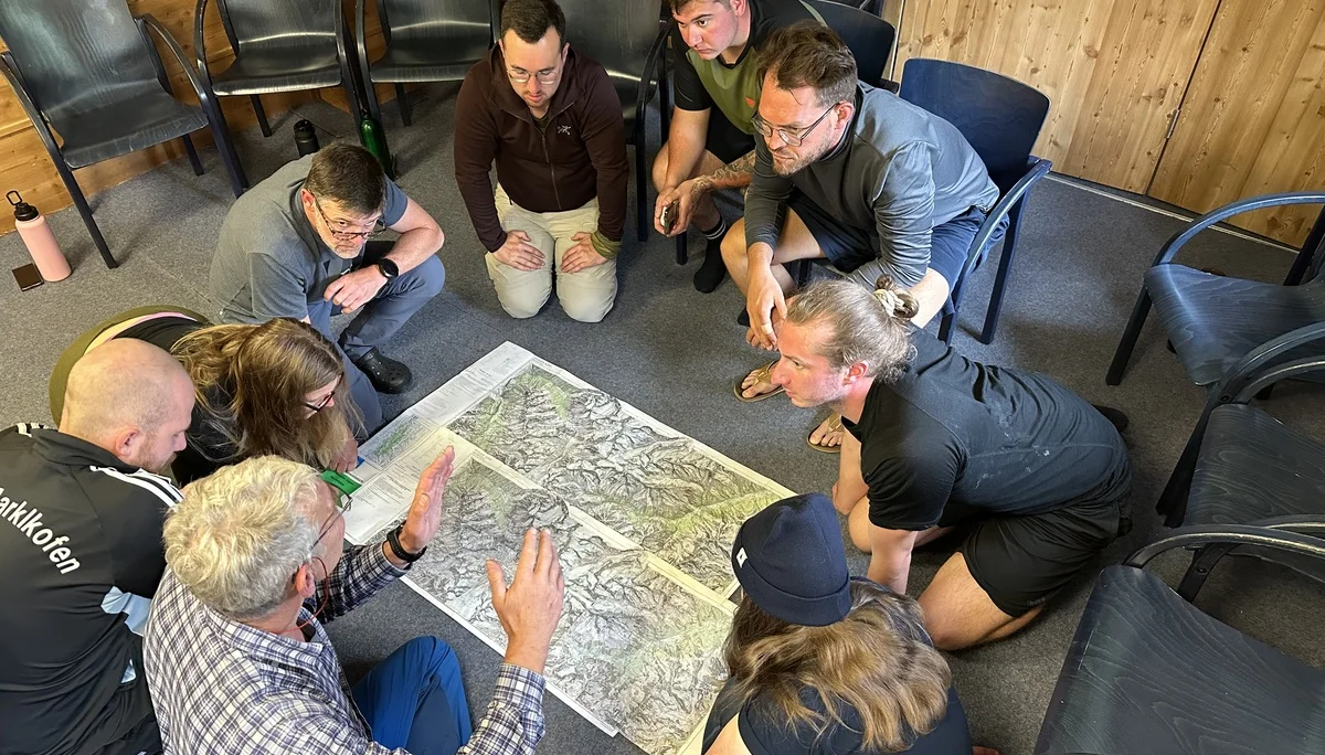 Selbstrettung, Manschaftszug, Kartenkunde | © Ernst Konrad