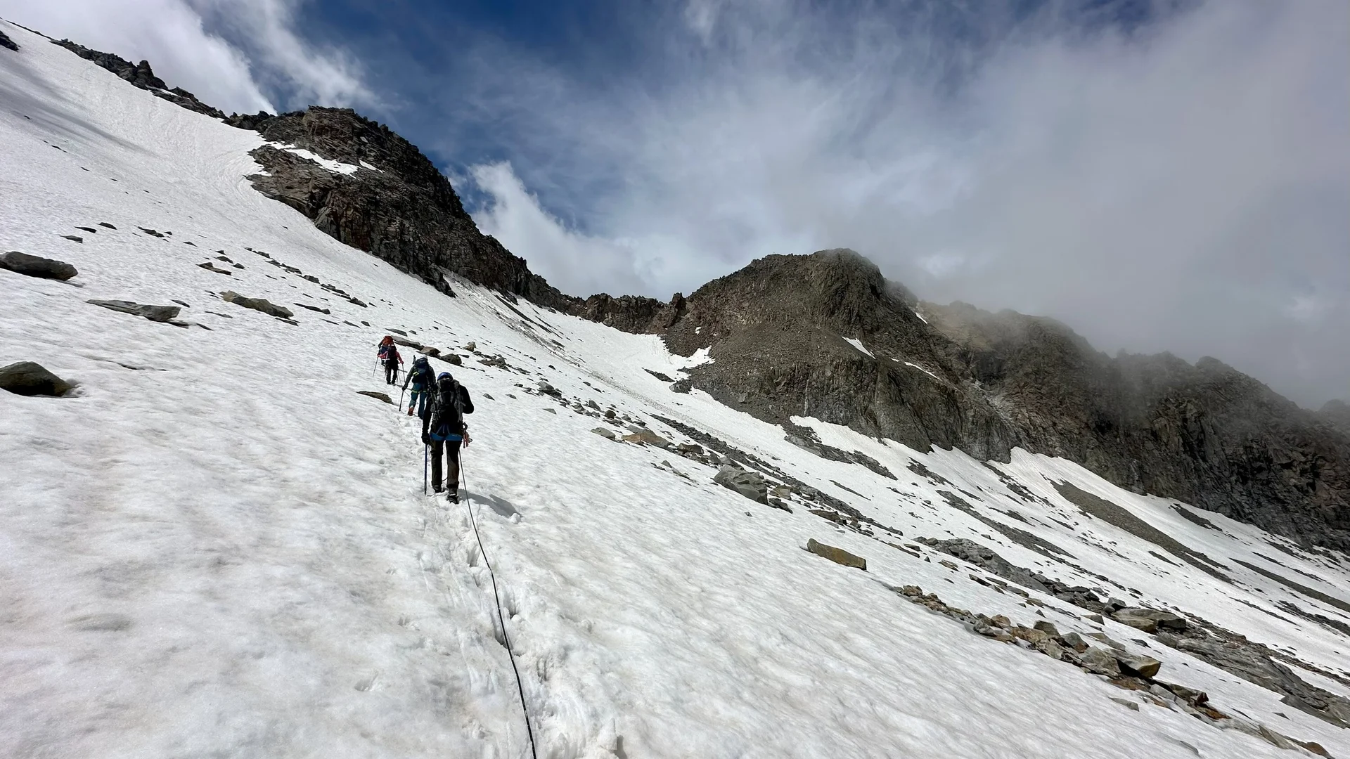 DAV Sektion Dingolfing auf Gletscherkurs im Stubaital | © Ernst Konrad