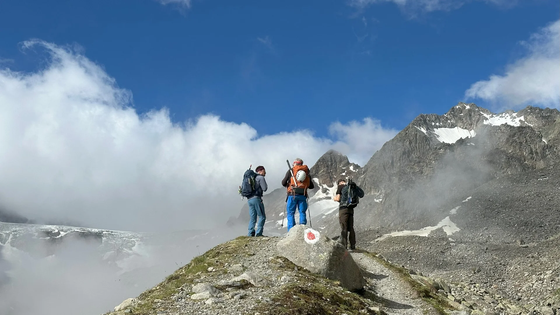 DAV Sektion Dingolfing auf Gletscherkurs im Stubaital | © Ernst Konrad