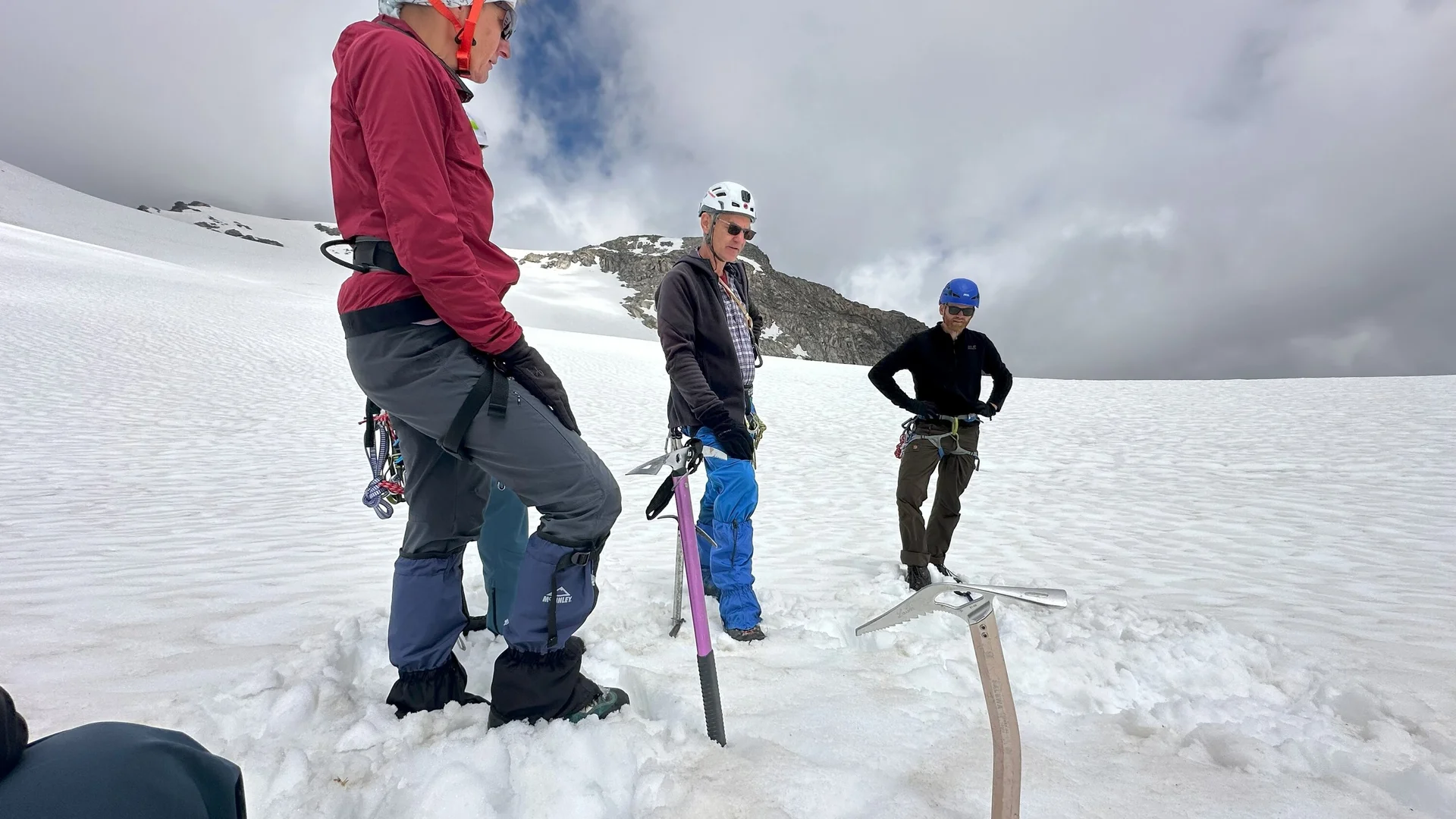DAV Sektion Dingolfing auf Gletscherkurs im Stubaital | © Ernst Konrad