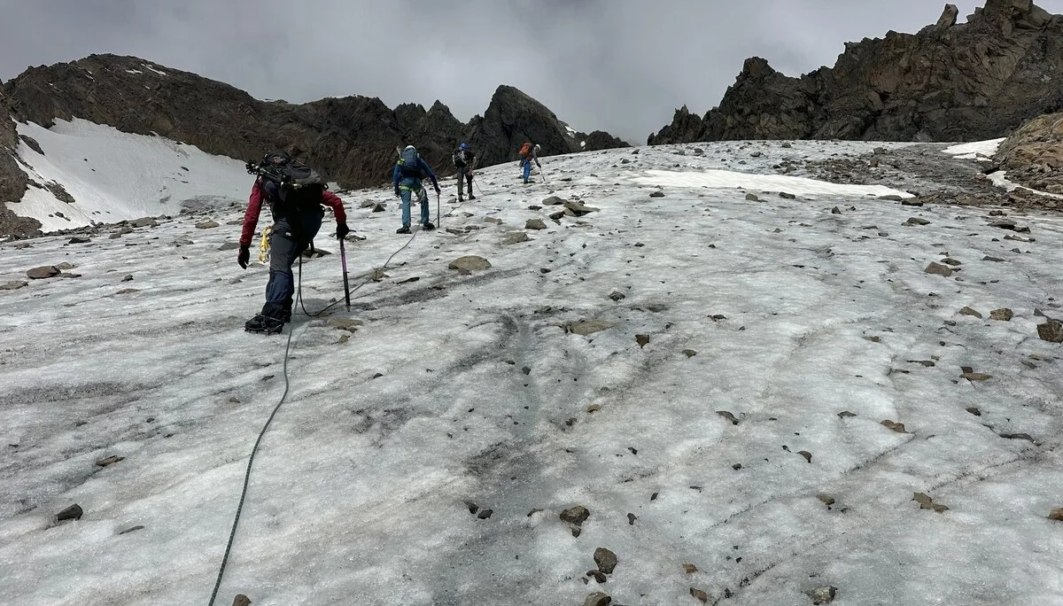 DAV Sektion Dingolfing auf Gletscherkurs im Stubaital | © Ernst Konrad