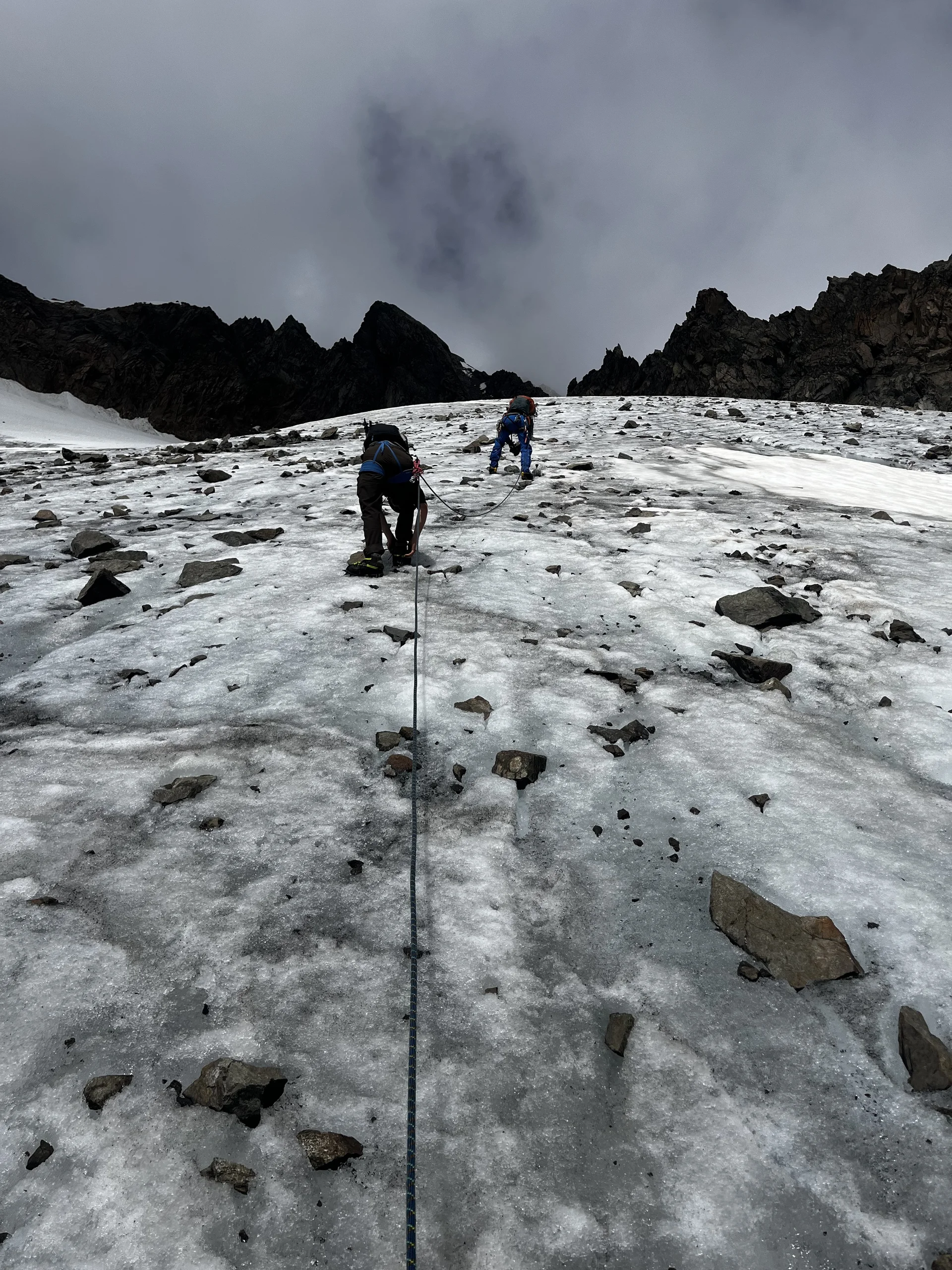 DAV Sektion Dingolfing auf Gletscherkurs im Stubaital | © Ernst Konrad