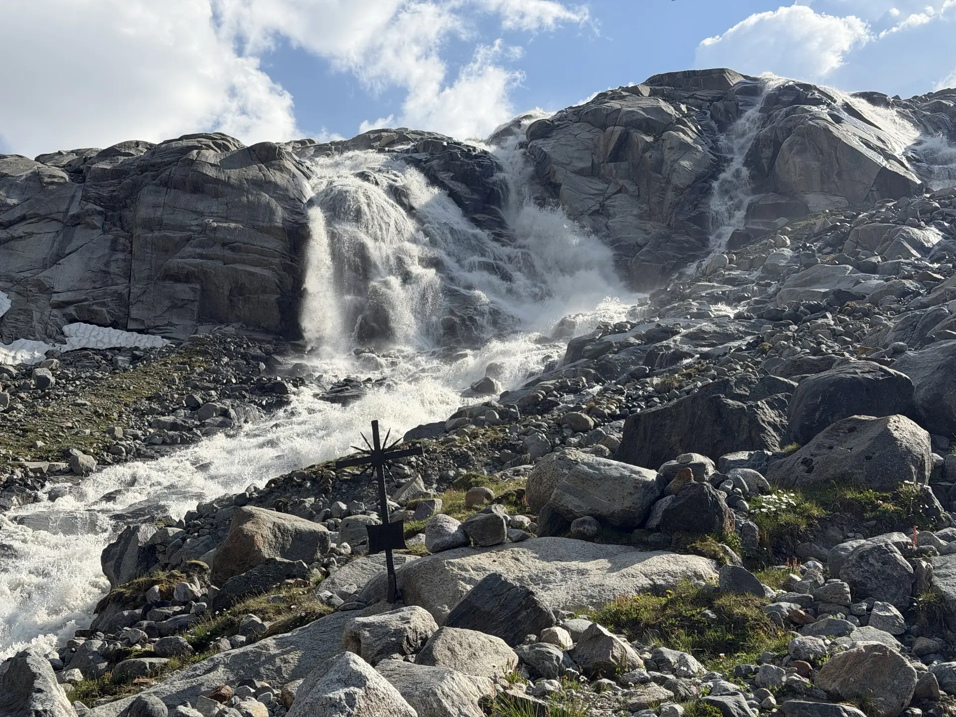 Gletscherkurs des DAV Dingolfing bei Kaiserwetter | © Ernst Konrad