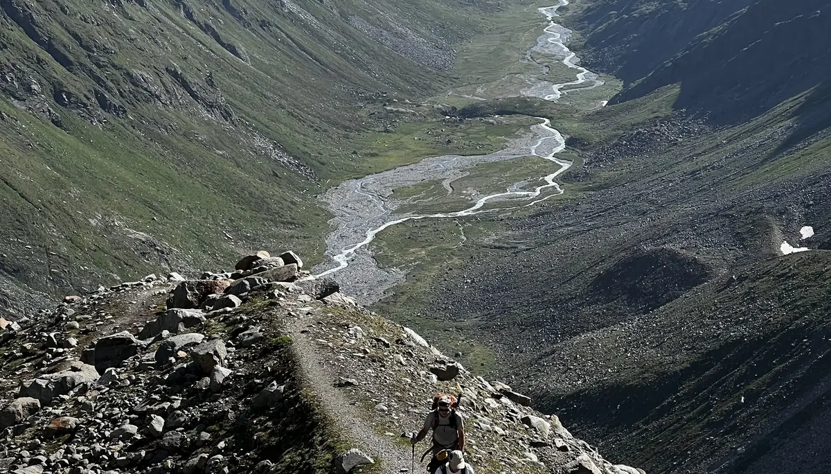 Gletscherkurs des DAV Dingolfing bei Kaiserwetter | © Ernst Konrad