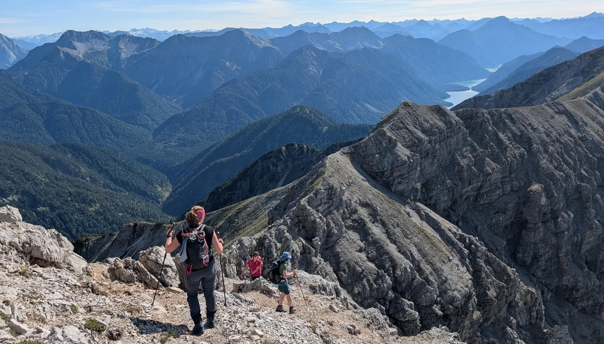 Überschreitung der Geierköpfe in den Ammergauer Alpen | © Witzelsperger Karin