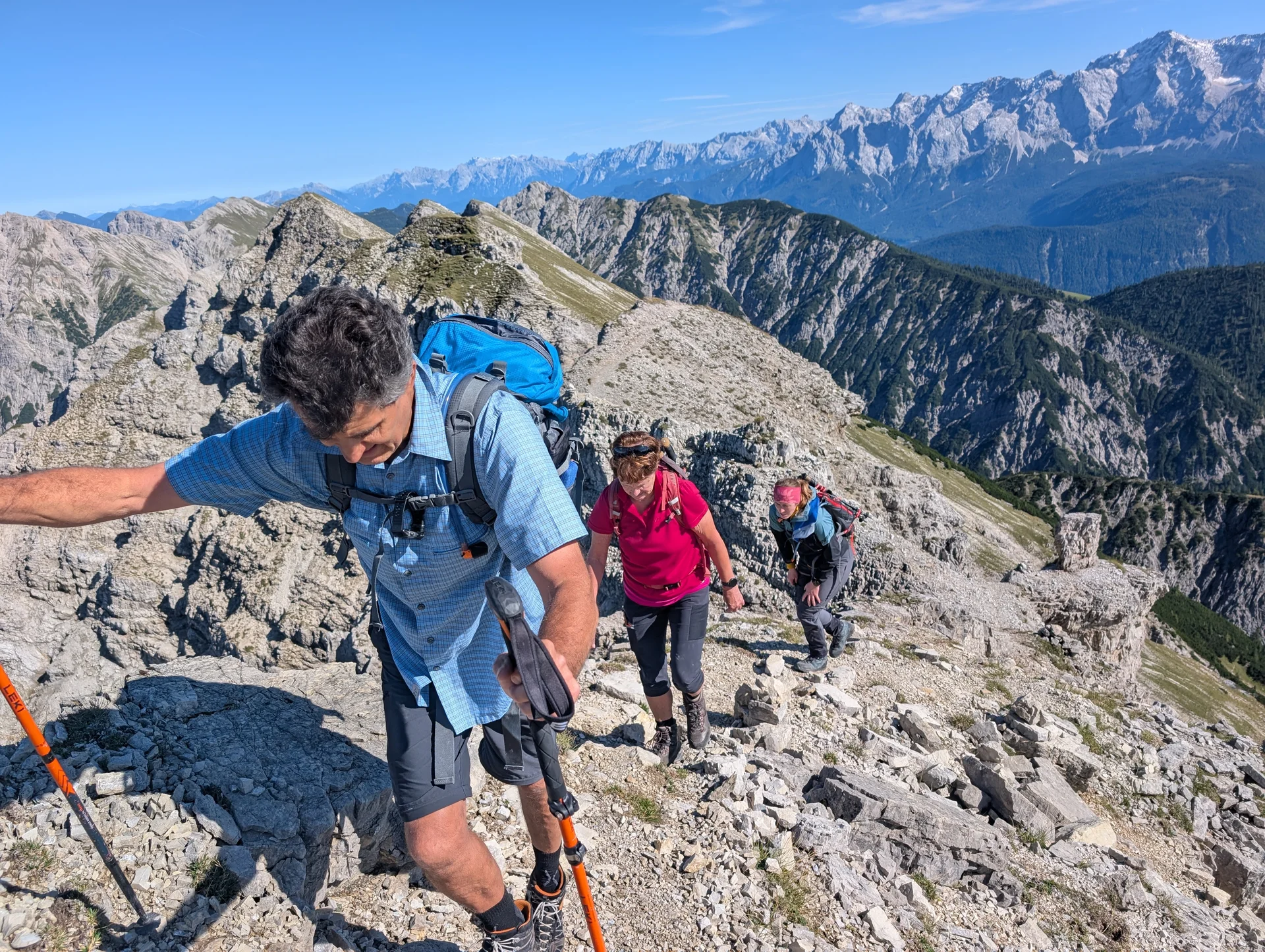 Überschreitung der Geierköpfe in den Ammergauer Alpen | © Witzelsperger Karin