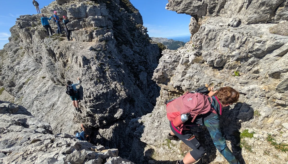 Überschreitung der Geierköpfe in den Ammergauer Alpen | © Witzelsperger Karin