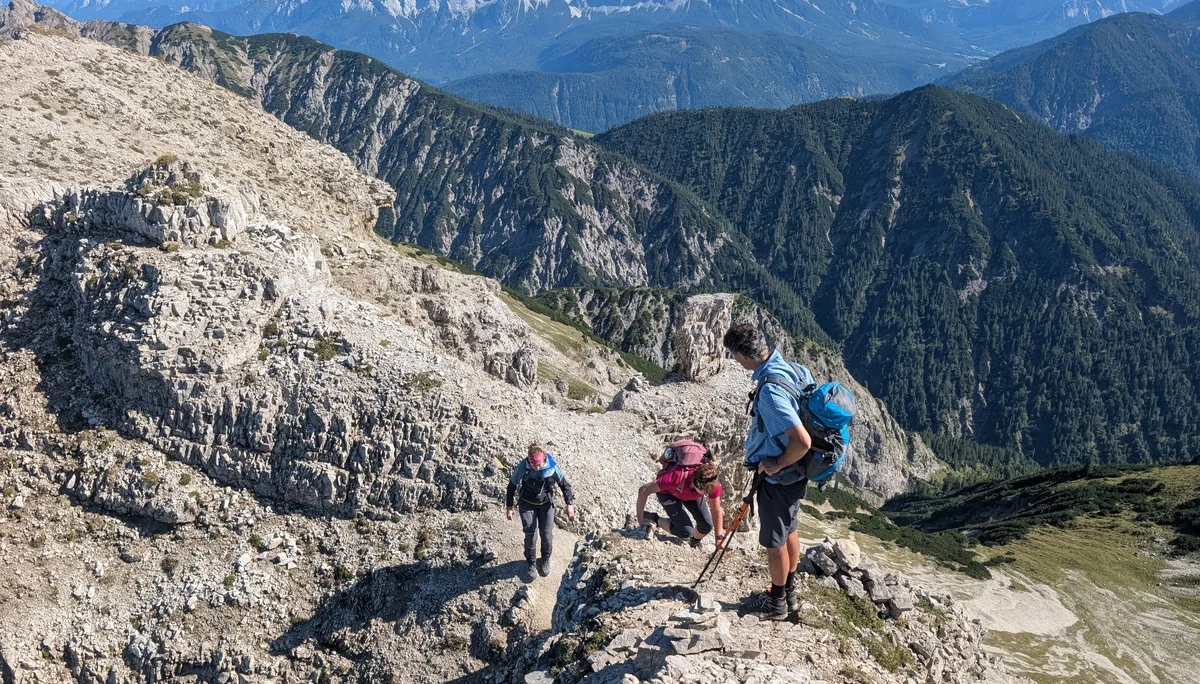 Überschreitung der Geierköpfe in den Ammergauer Alpen | © Witzelsperger Karin