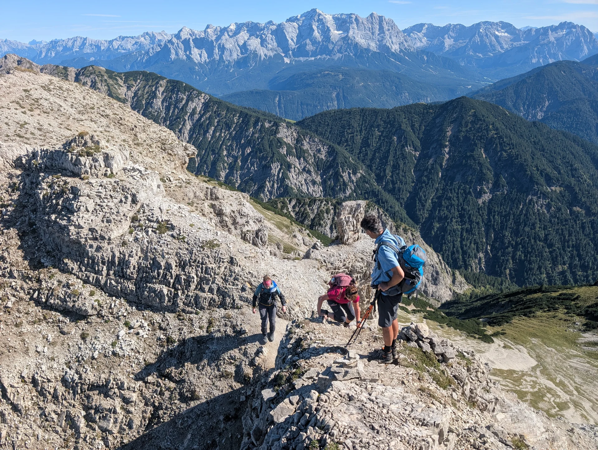 Überschreitung der Geierköpfe in den Ammergauer Alpen | © Witzelsperger Karin