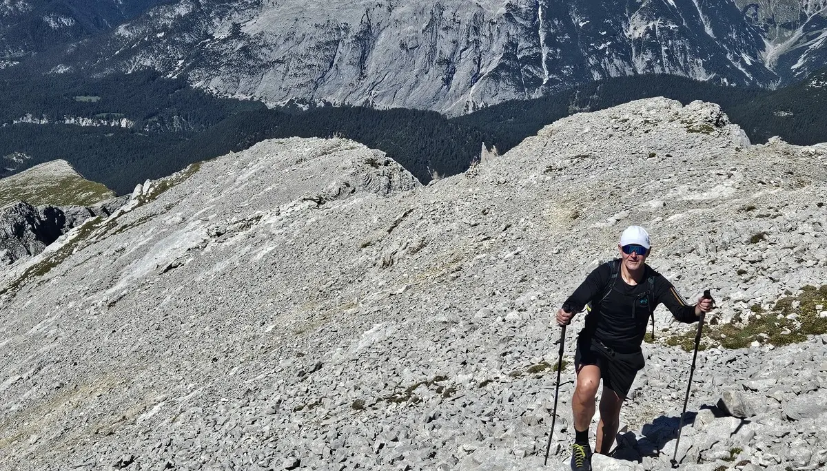 Gipfelglück im Karwendel: DAV Dingolfing bezwingt den Hohen Gleirsch | © Hartinger Manfred