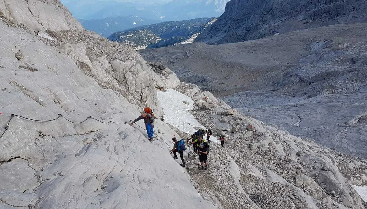 DAV Sektion Dingolfing auf dem Hohen Dachstein | © Ernst Konrad