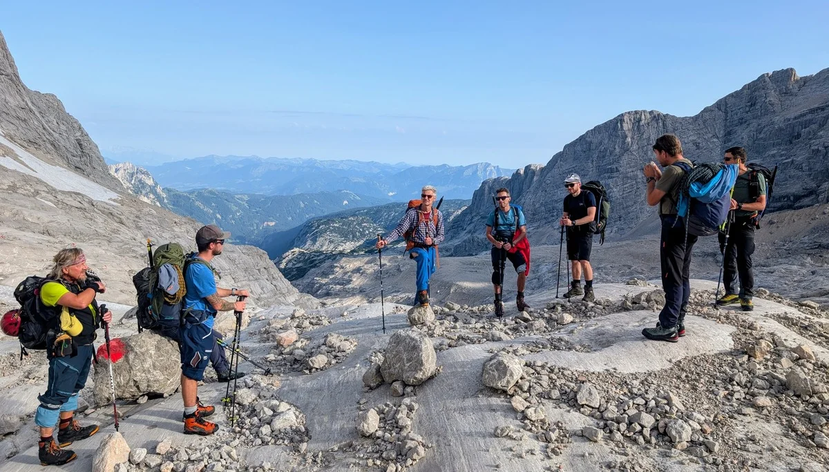 DAV Sektion Dingolfing auf dem Hohen Dachstein | © Ernst Konrad