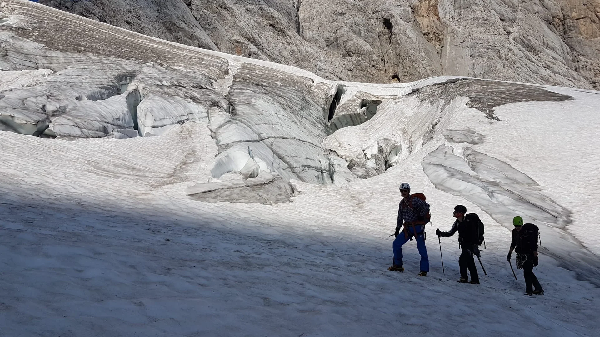 DAV Sektion Dingolfing auf dem Hohen Dachstein | © Ernst Konrad