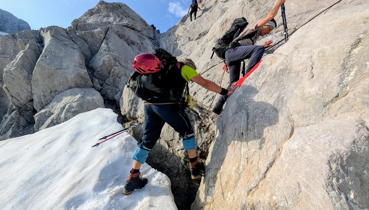 DAV Sektion Dingolfing auf dem Hohen Dachstein | © Ernst Konrad