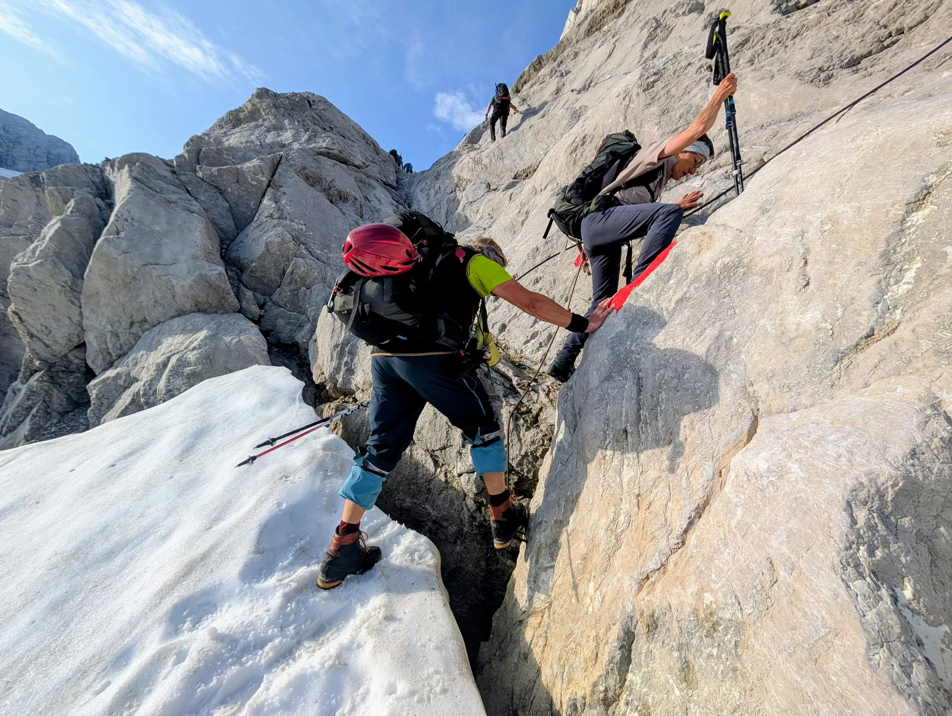 DAV Sektion Dingolfing auf dem Hohen Dachstein | © Ernst Konrad
