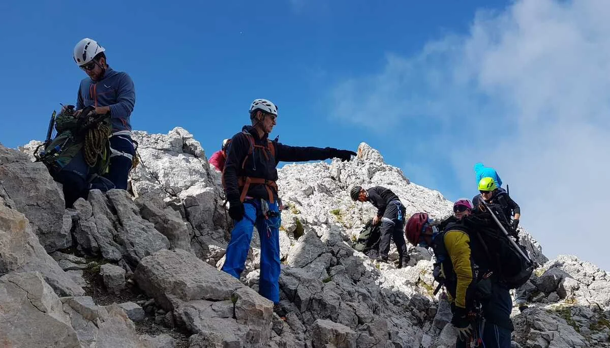 DAV Sektion Dingolfing auf dem Hohen Dachstein | © Ernst Konrad