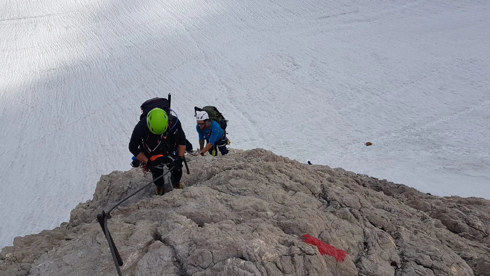 DAV Sektion Dingolfing auf dem Hohen Dachstein | © Ernst Konrad