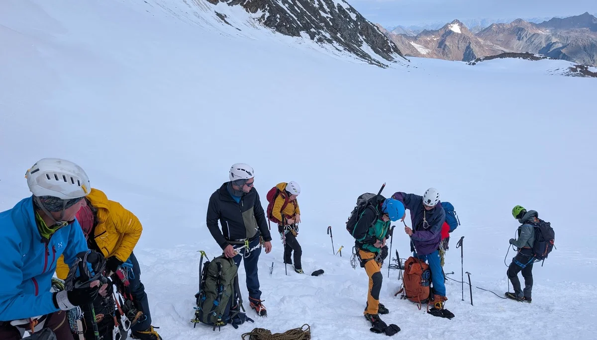 DAV Sektion Dingolfing auf der Wildspitze  | © Ernst Konrad
