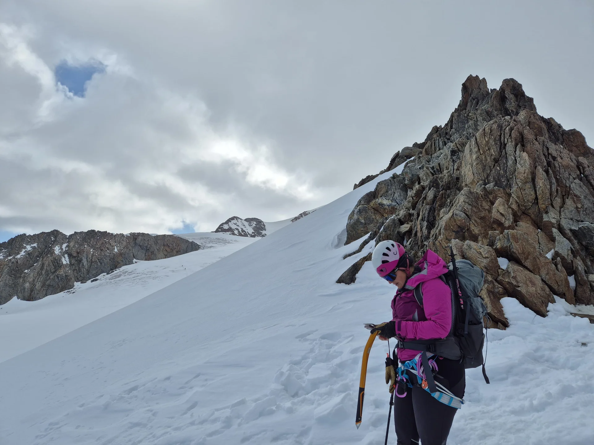 DAV Sektion Dingolfing auf der Wildspitze  | © Ernst Konrad
