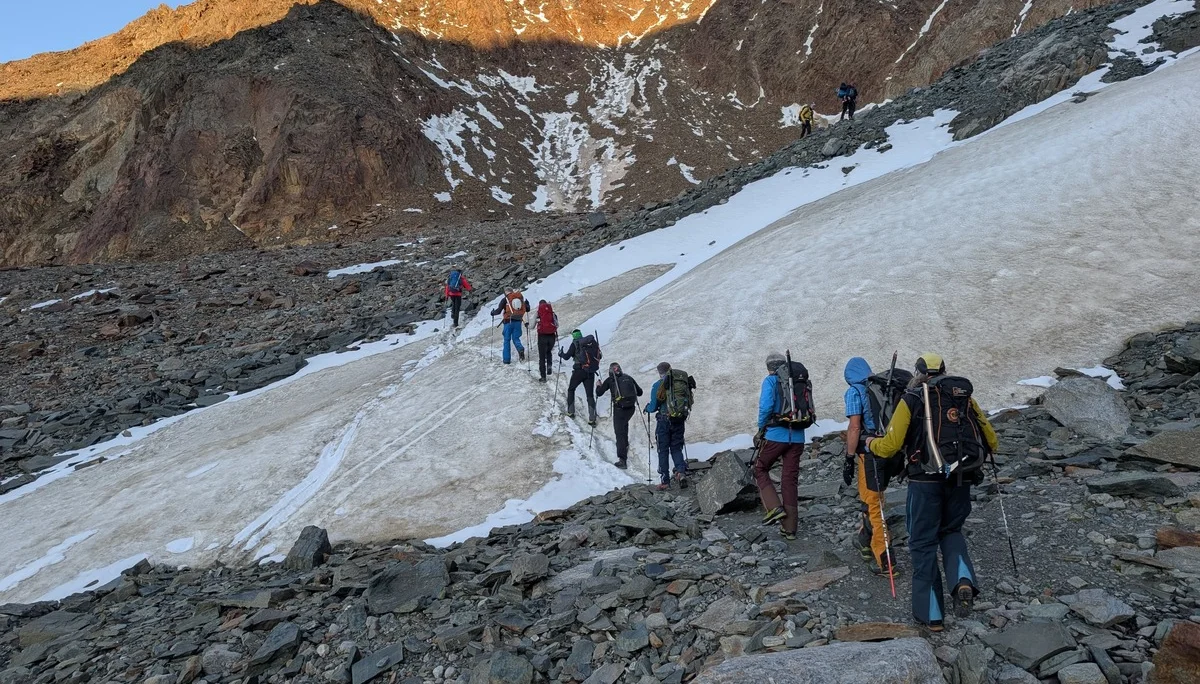 DAV Sektion Dingolfing auf der Wildspitze  | © Ernst Konrad