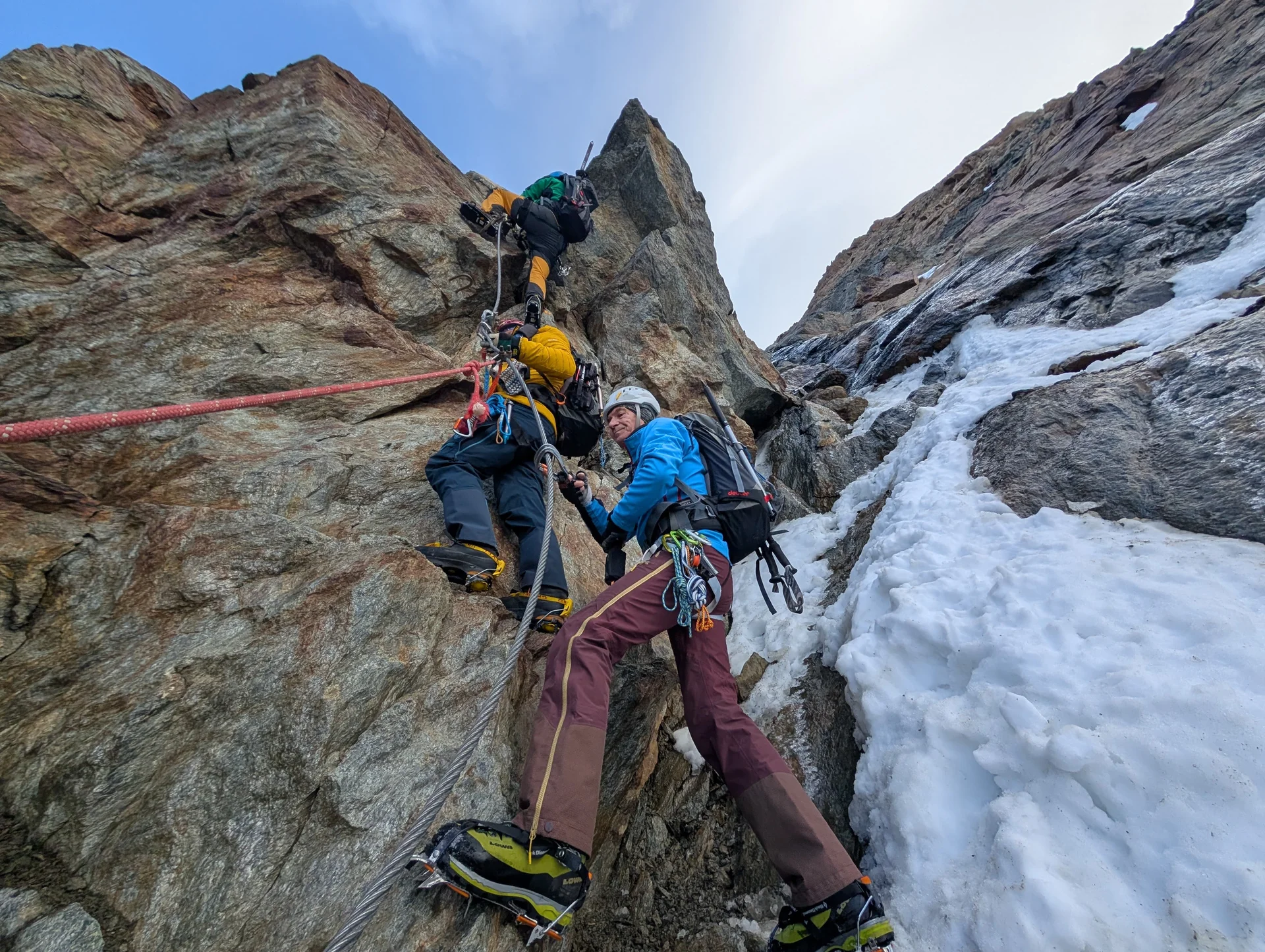 DAV Sektion Dingolfing auf der Wildspitze  | © Ernst Konrad
