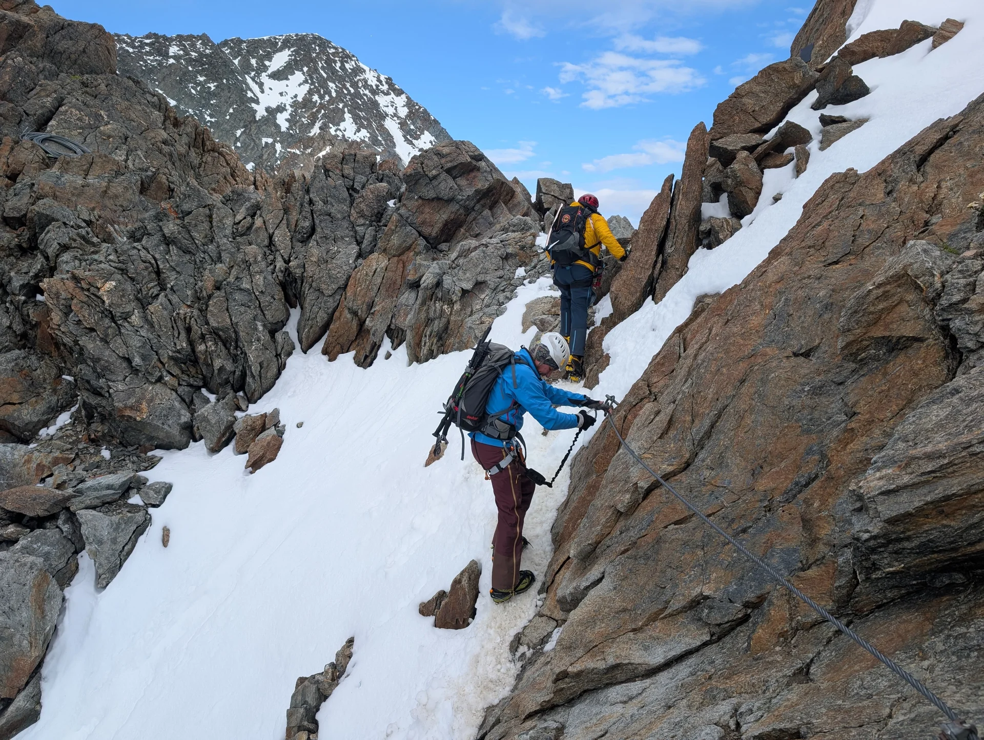 DAV Sektion Dingolfing auf der Wildspitze  | © Ernst Konrad