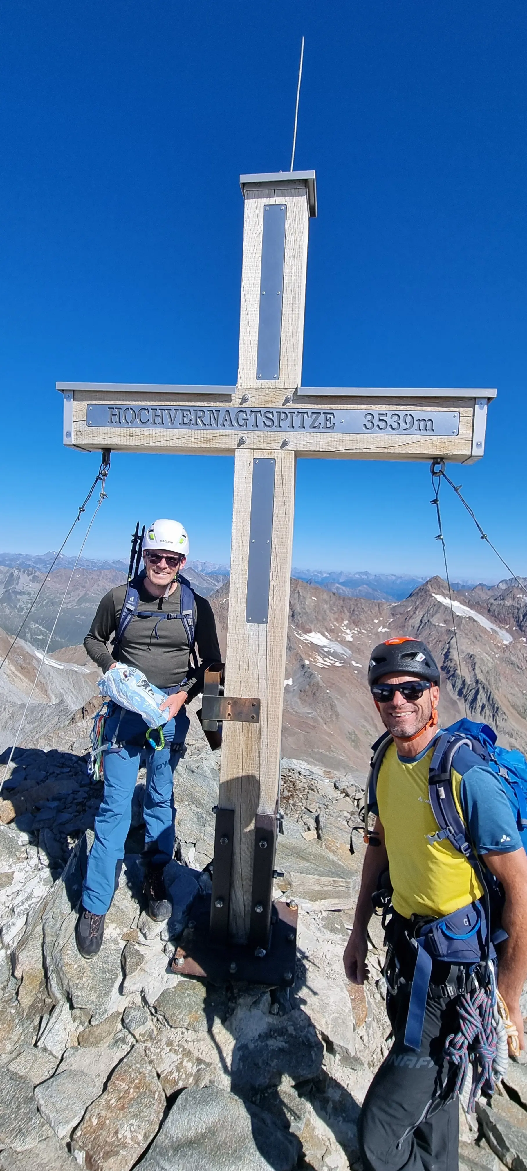 Erfolgreiche Hochtour auf die Hochvernagtspitze | © Ernst Konrad