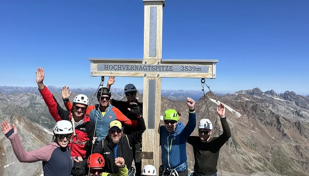 Erfolgreiche Hochtour auf die Hochvernagtspitze | © Ernst Konrad