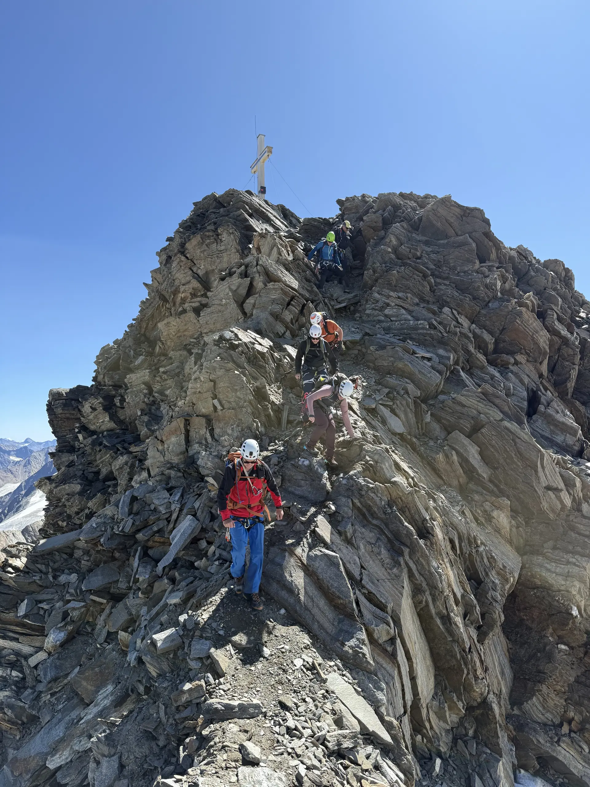 Erfolgreiche Hochtour auf die Hochvernagtspitze | © Ernst Konrad