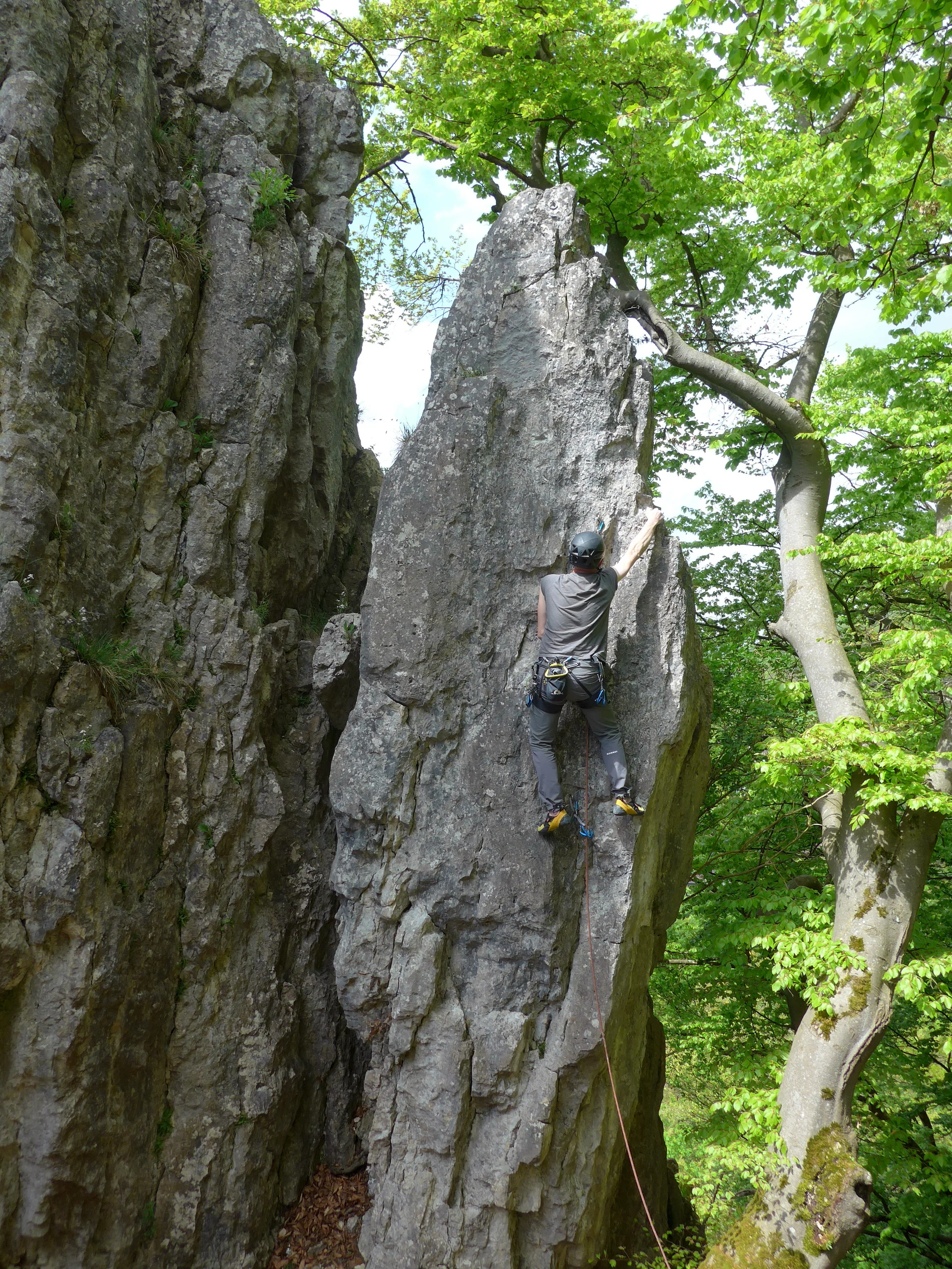 Ausfahrt zum Klettergarten Prunn im Altmühltal | © Able Ludwig