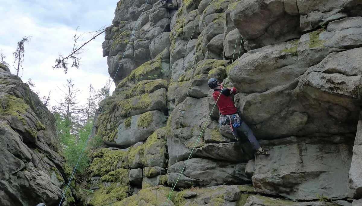 Klettern im Naturpark Steinwald | © Able Ludwig