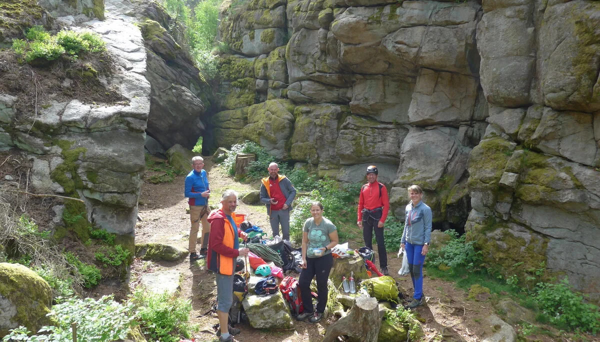 Klettern im Naturpark Steinwald | © Able Ludwig