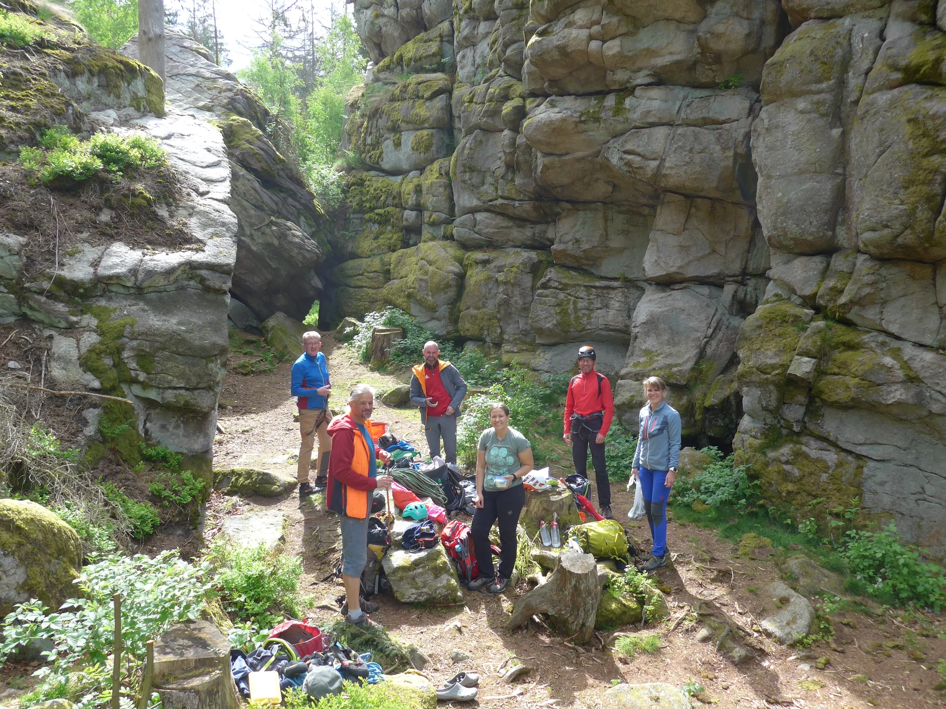 Klettern im Naturpark Steinwald | © Able Ludwig