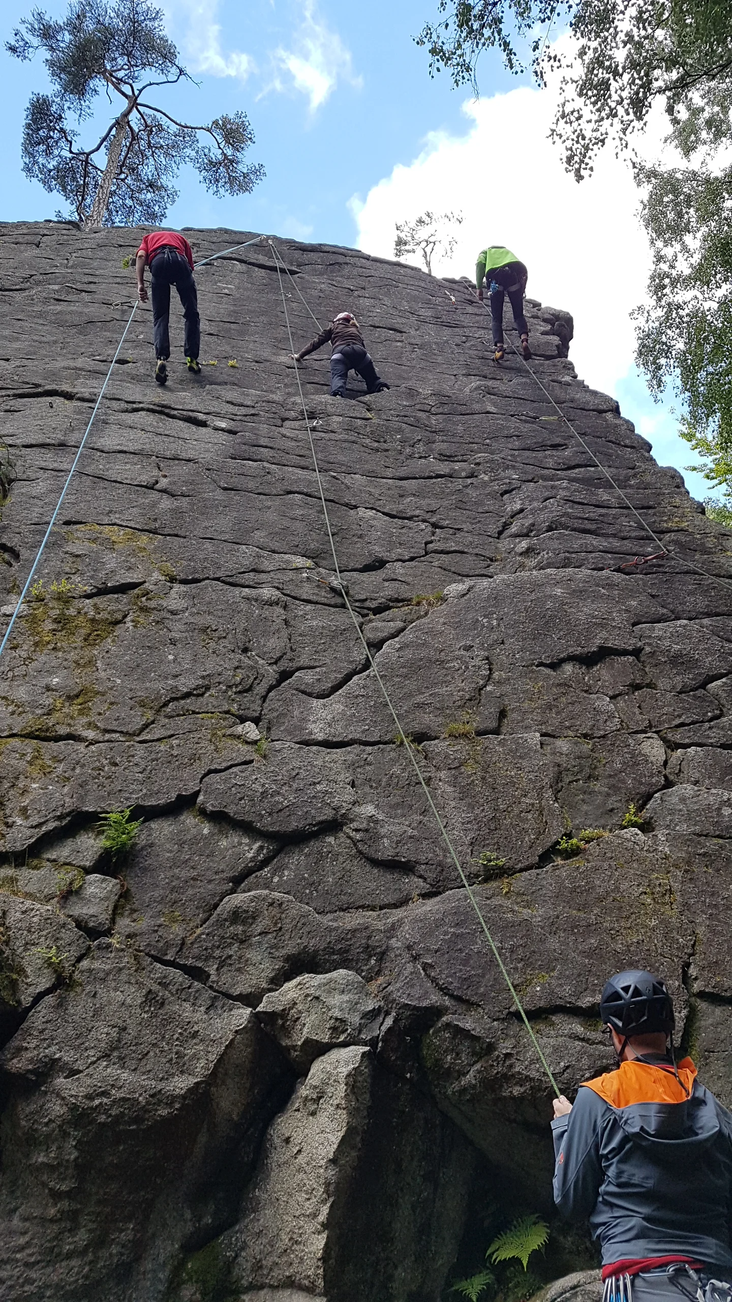 Klettern im Naturpark Steinwald | © Able Ludwig