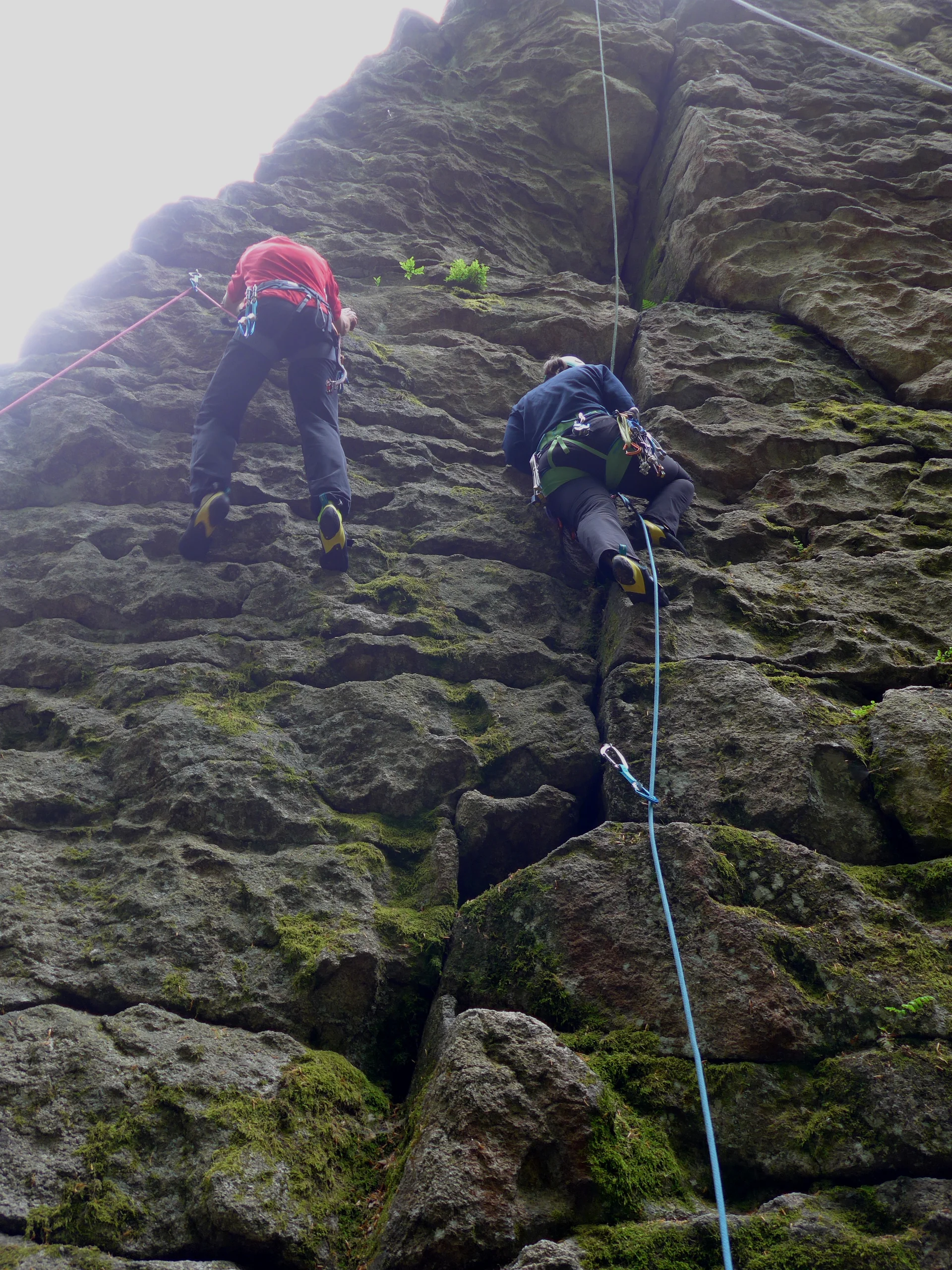 Klettern im Naturpark Steinwald | © Able Ludwig