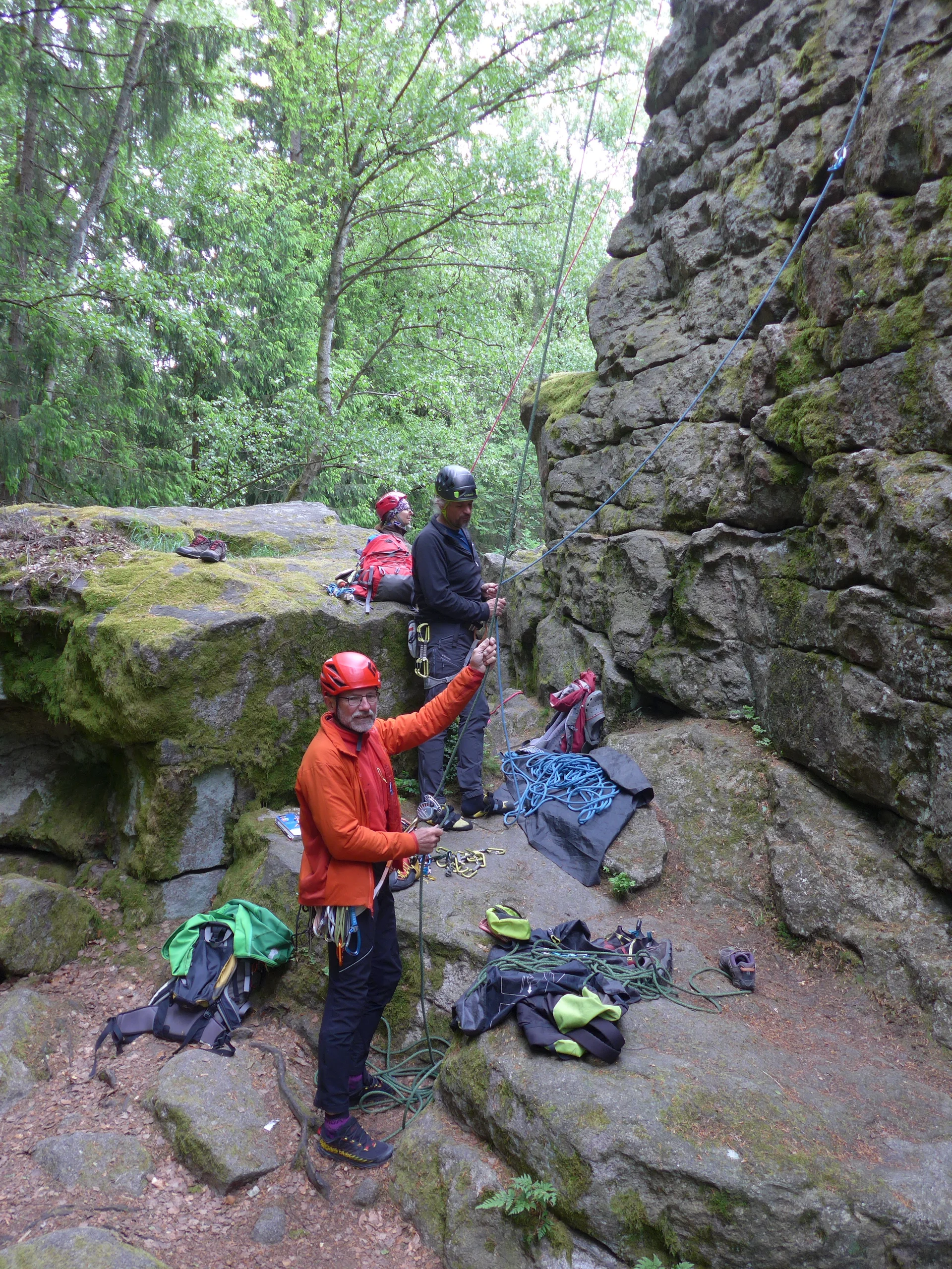 Klettern im Naturpark Steinwald | © Able Ludwig