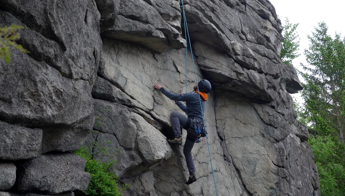 Klettern im Naturpark Steinwald | © Able Ludwig
