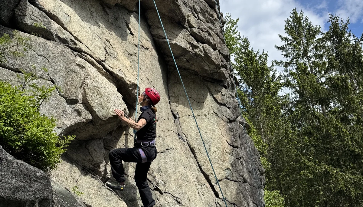 Klettern im Naturpark Steinwald | © Able Ludwig
