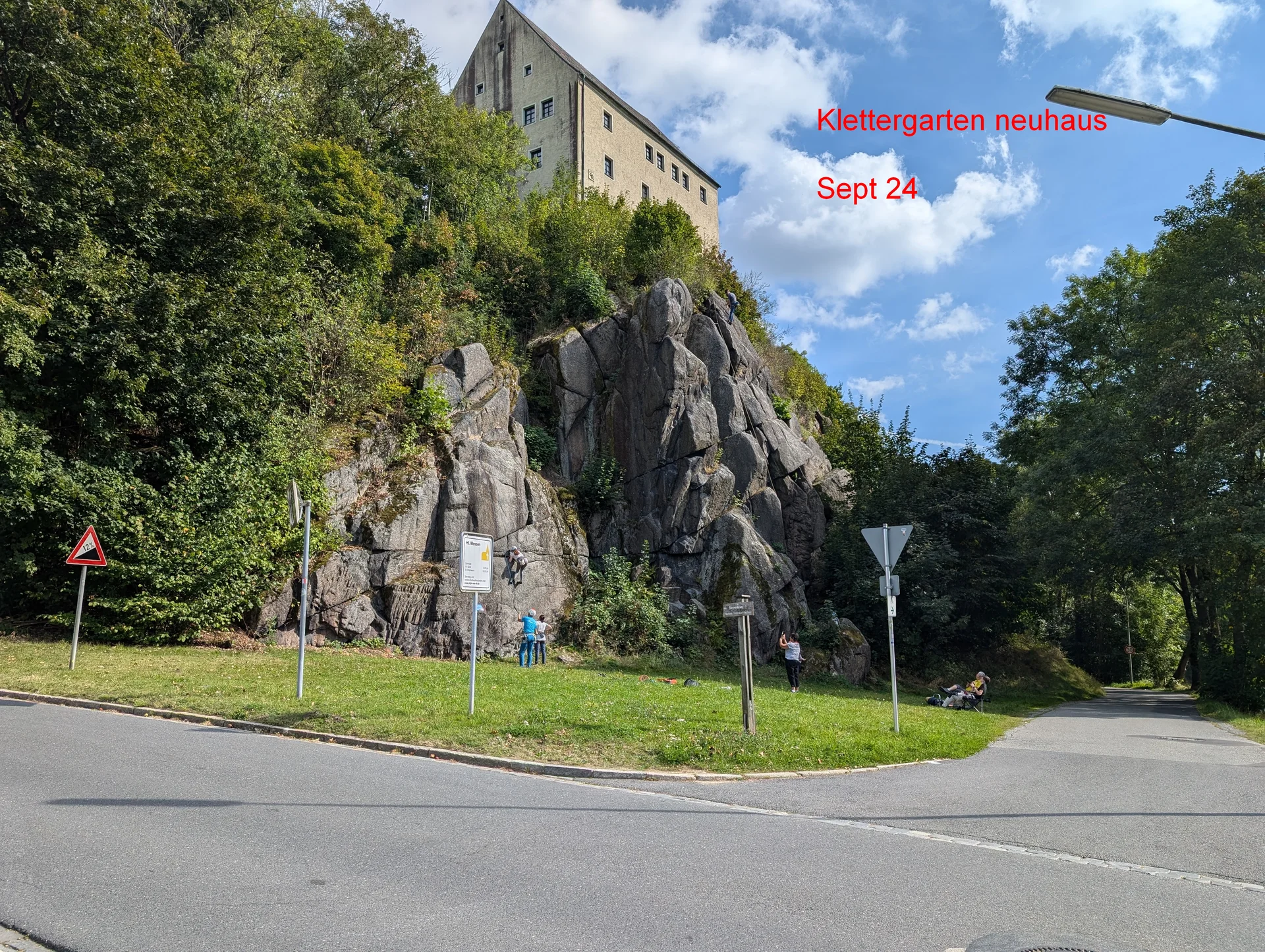 Klettern im Naturpark Steinwald | © Able Ludwig