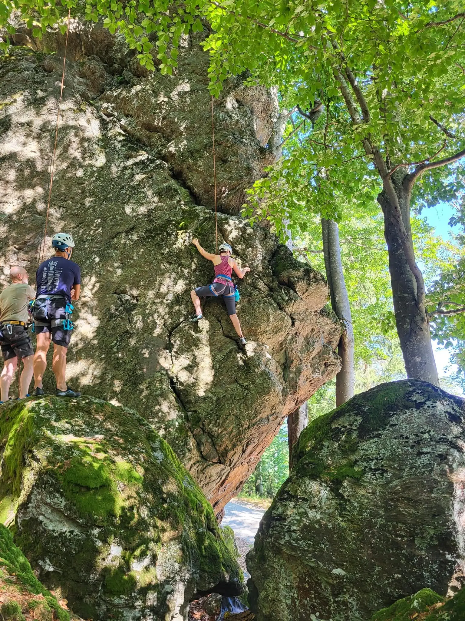 Kletterausfahrt zu den "Griechischen Felsen", Zwiesel | © Able Ludwig