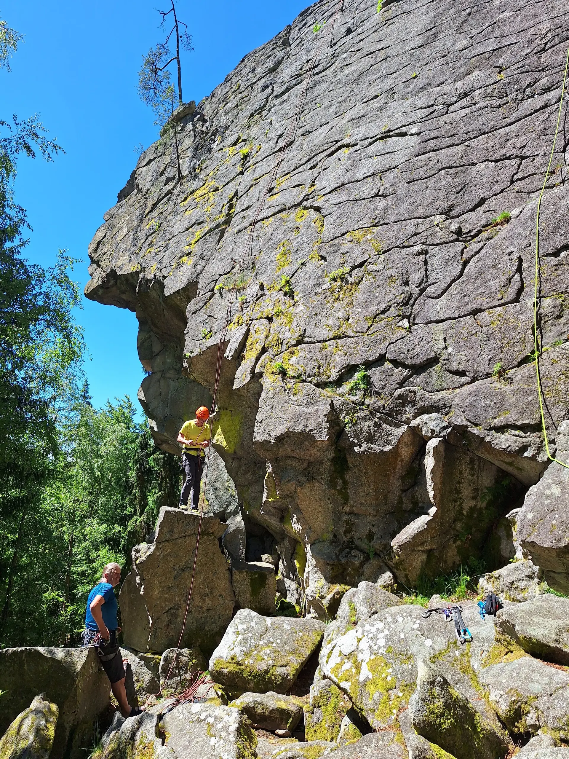Klettern im Naturpark Steinwald | © Able Ludwig
