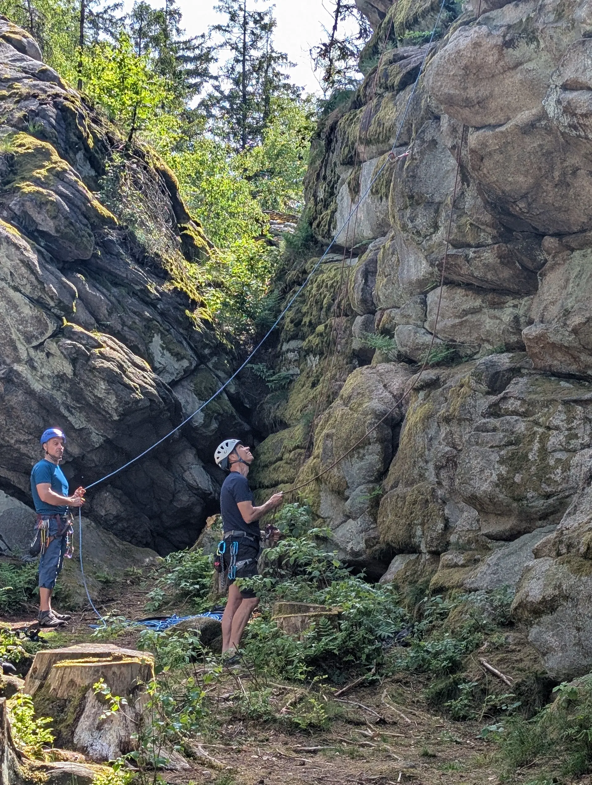 Klettern im Naturpark Steinwald | © Able Ludwig